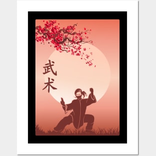 WUSHU SPORT | KUNGFU MARTIAL ART Posters and Art